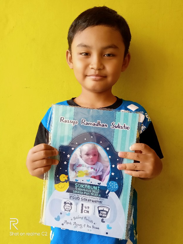 Hiasan Dinding Baby Shower Custom Fhoto Wall Decor Pajangan Dinding Kode Cstm