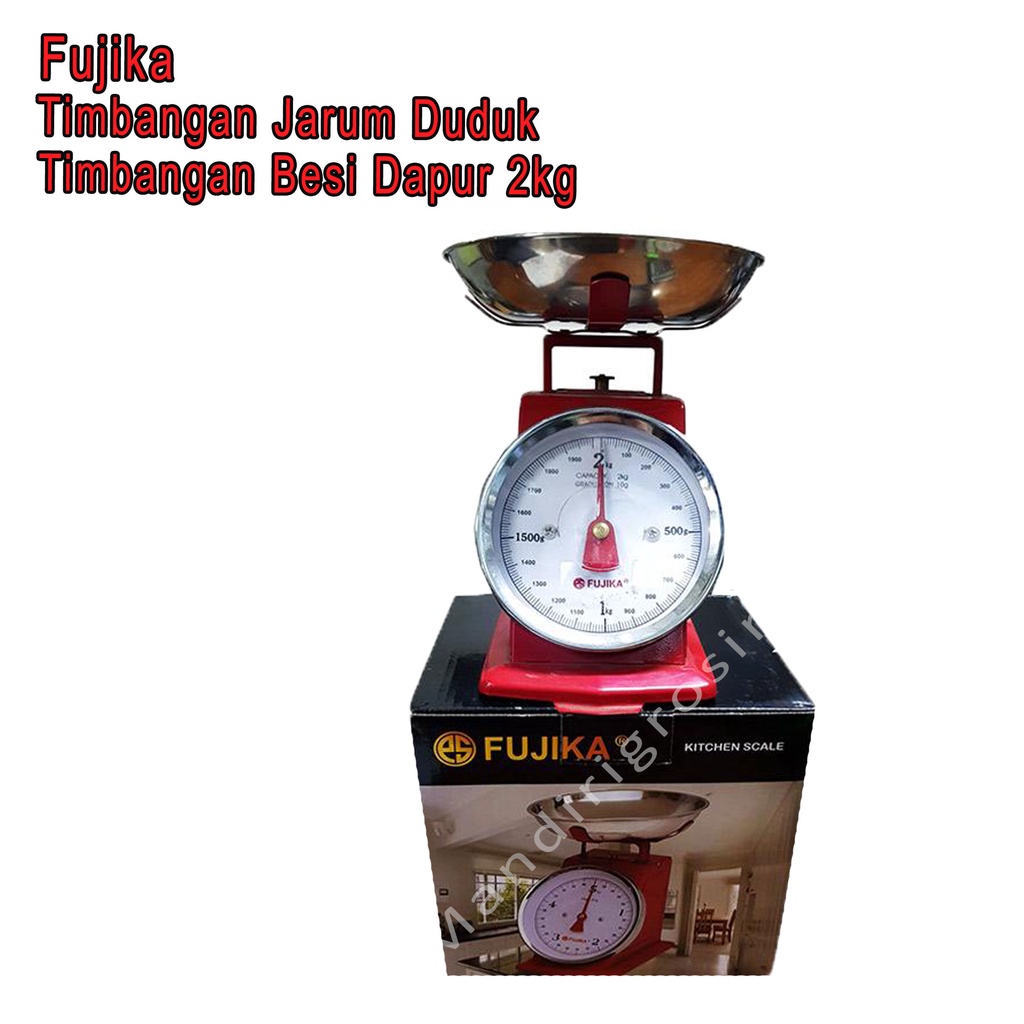 Timbangan Jarum Duduk *Fujika * Timbangan Besi Dapur * 2 KG