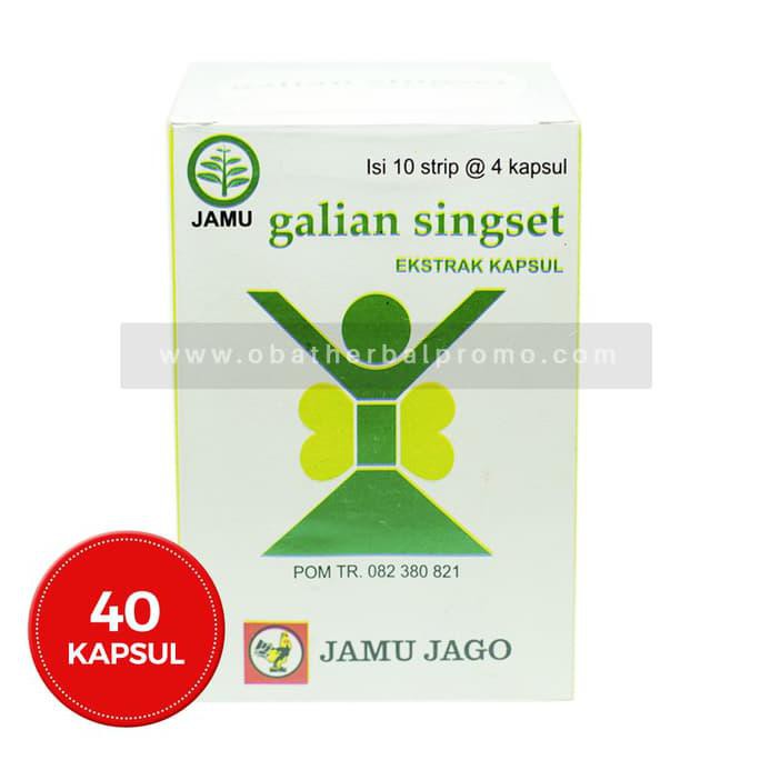 Ready...Ready...Ready...] Jamu Jago Galian Singset 40 Kapsul Obat Pelangsing Dan Diet Alami