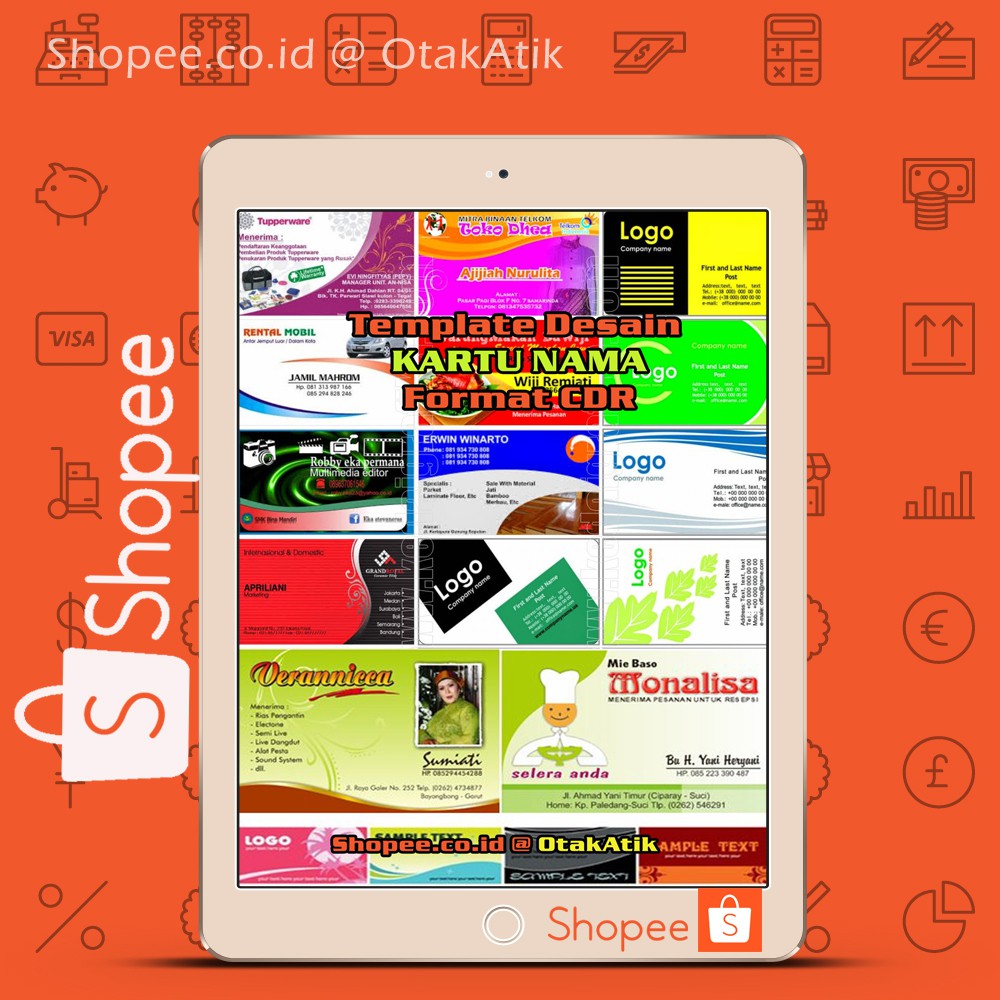 Template Desain Kaos T Shirt Apparel Format PSD CDR Ai Shopee