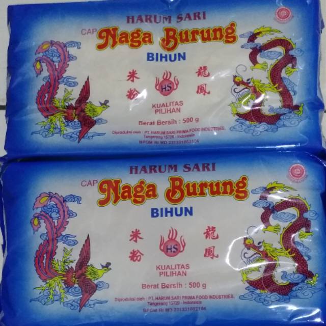 

BIhun naga burung harum sari 500 gram