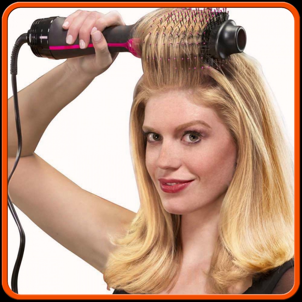 Sisir Roller Hair Dryer Rambut 2in1 Volumizer Curler Comb WB-336