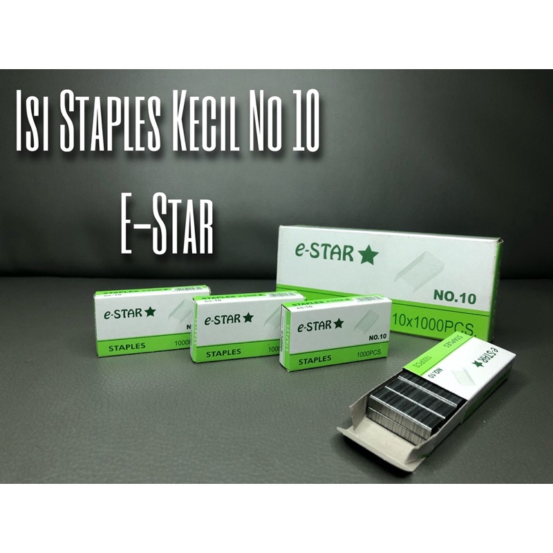 

Isi Staples / Isi Staples No 10 Kecil E-Star / Isi Staples Murah No 10