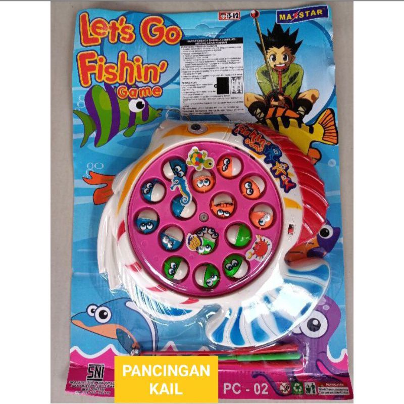 Mainan Pancingan Ikan Bawal Kail — Mainan Pancingan Ikan Kemal Magnet