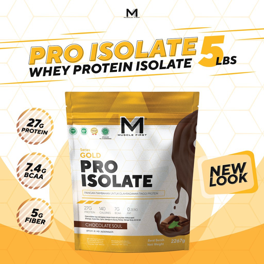 M1 Pro Isolate Whey Protein 5LBS - Muscle First Gold 5 LBS FREE Shaker 100% Isolated Susu Protein Cu
