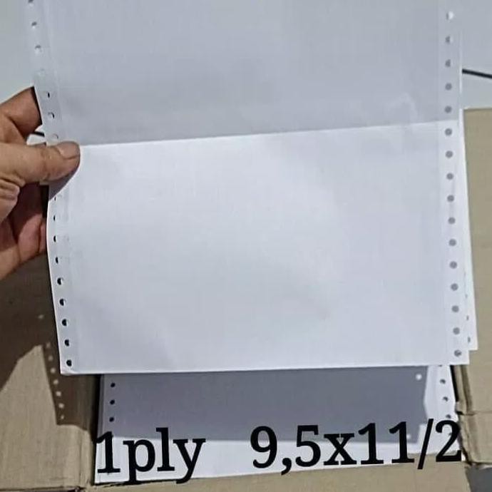 Kertas Continuous form 9 1/2 x 11/2 1 ply
