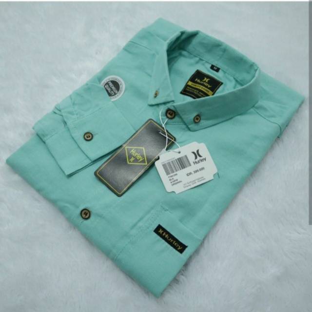 BROODIS KEMEJA POLOS FORMAL CASUAL BROKEN KHAKI LONG PRIA MODERN LIMITED TERBARU