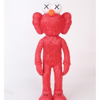  KAWS  Toys BONEKA  ELMO SESAME STREET Model Ukuran Action 