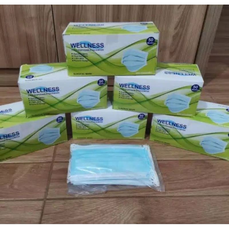 Masker Earloop WELLNESS 3Ply