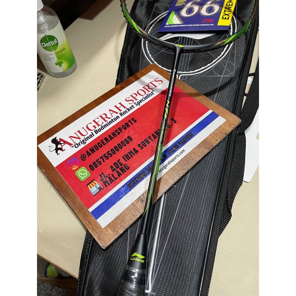 Raket Badminton LI-NING TURBOCHARGING N7II - HENDRA SETIAWAN SIGNATURE EDITION + SENAR