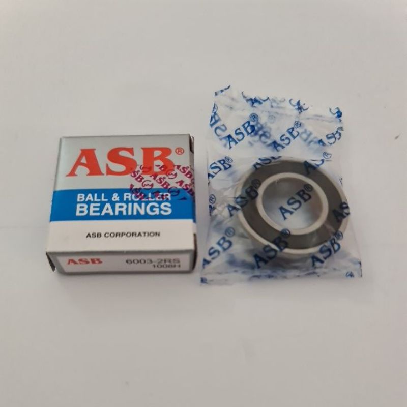 Bearing Lager 6003 2RS ASB Laker Bantalan Roda Laher 2 RS Karet Swing Arm Yamaha Porok Capit Sapit