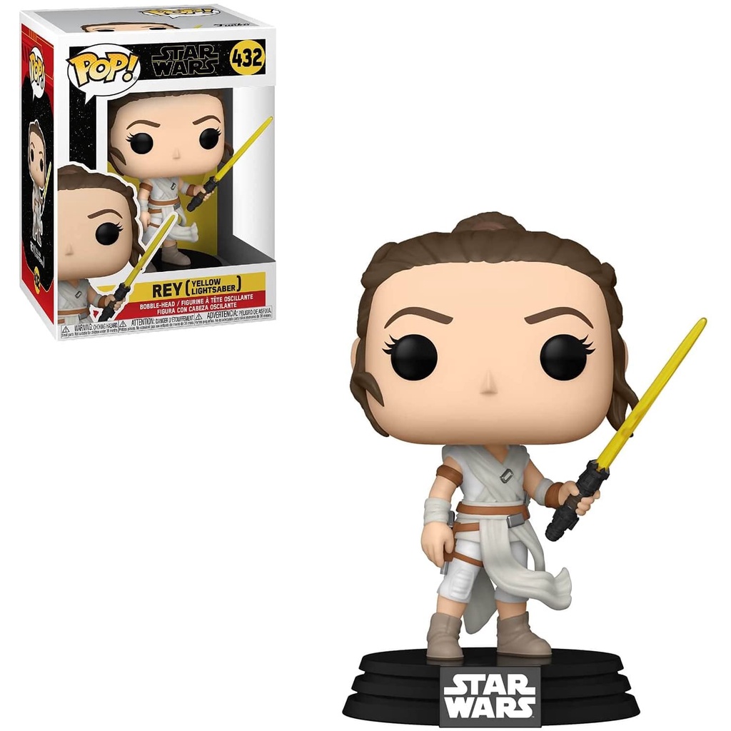 Funko Pop  Star Wars - Rey ( Yellow Lightsaber )