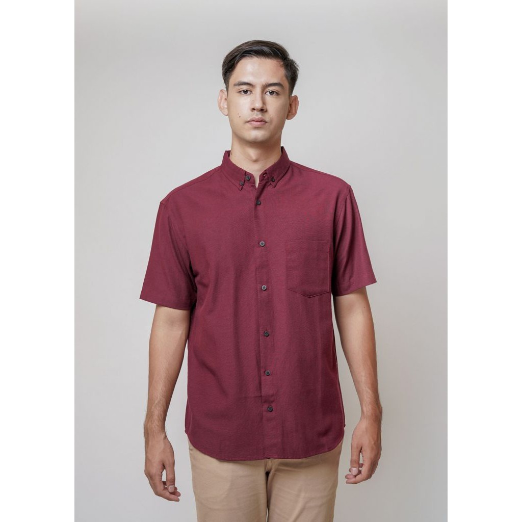 Erigo Short Shirt Carmine Maroon