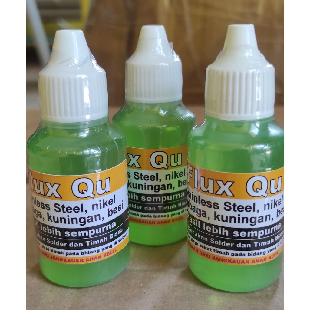 Flux Solder Stainless Steel Perekat Nikel Besi Seng Baterai CAIRAN OIL