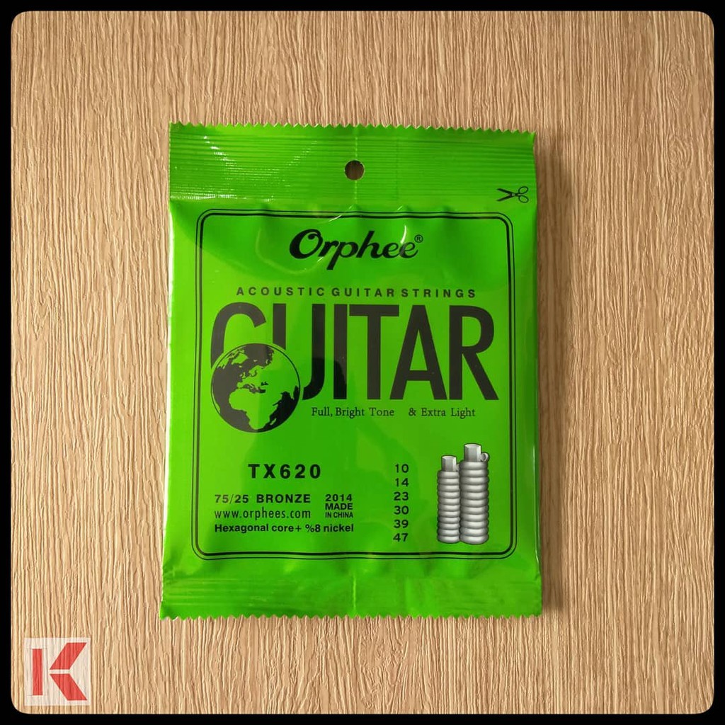 Senar Gitar Akustik Orphee TX-620 TX 620 TX620