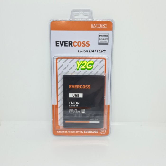 BATERAI ORIGINAL OEM EVERCROSS U6B / BATRE / BATRAI / BATERE / BATU / BATREI