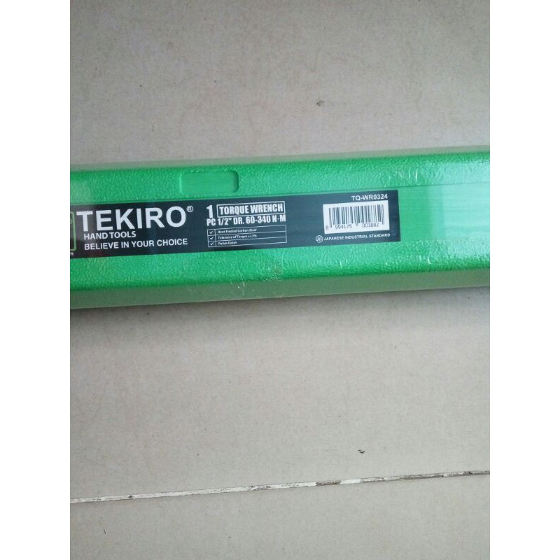 tekiro WR0324 kunci torsi 1/2 inch 60 - 340 TR3000 torque wrench