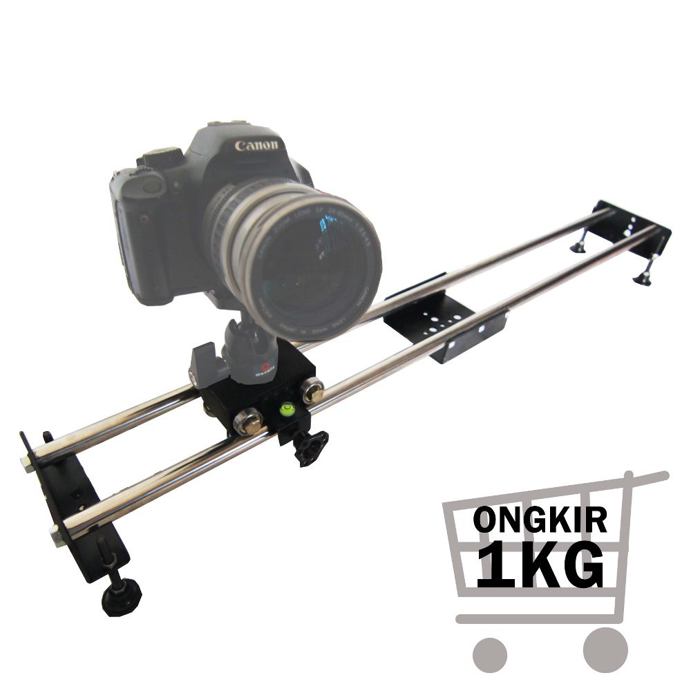 Slider Kamera 20cm 30cm 40cm 50cm 60cm 70cm 80cm Camera Track V6 Single Tripod