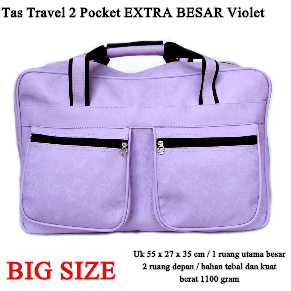 

Tas Pakaian EXTRA BESAR Besar 2 pocket Violet