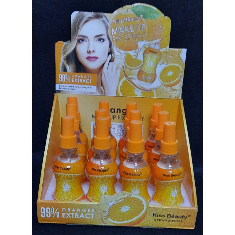 MAKE UP FIX PRAY KISS BEAUTY ORANGE 180 ML 2183-03B