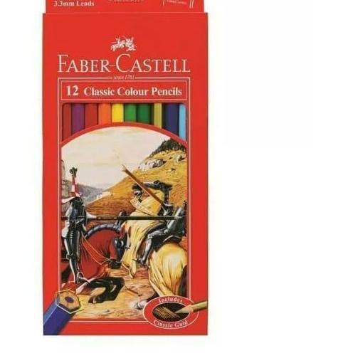 

GRATIS ONGKIR✅PENSIL WARNA FABER CASTELL 12 WARNA COLOURS|RA1