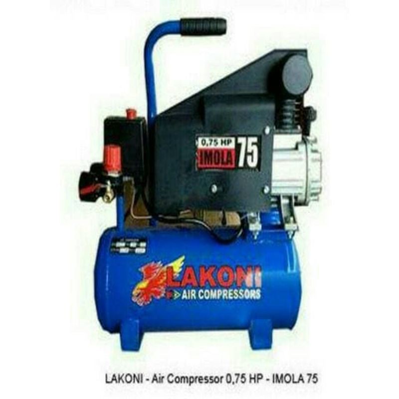 KOMPRESOR ANGIN LAKONI IMOLA 75 3/4 HP / AIR COMPRESSOR IMOLA 75