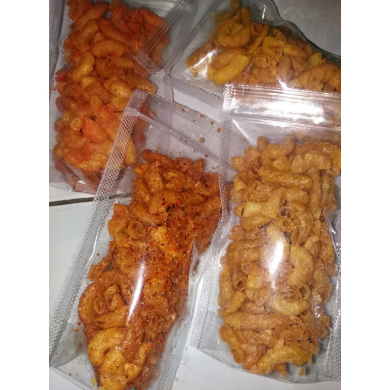 

makaroni pedas kriuk, makaroni bantet aneka rasa