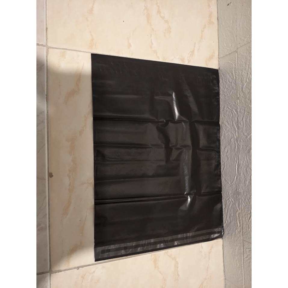 Plastik Untuk Packing Polymailer Warna Hitam 25x35 isi 100 pcs Tebal