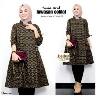 Tunik zipper baju batik pakaian wanita fallizt Shopee Tunik zipper baju batik pakaian wanita fallizt Shopee