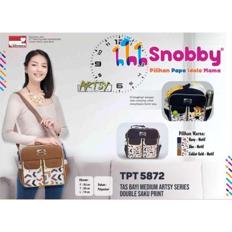 Snobby Tas Bayi Besar / Sedang / Kecil Artsy Series Saku Print TPT5871 / TPT5872 / TPT5873-JB