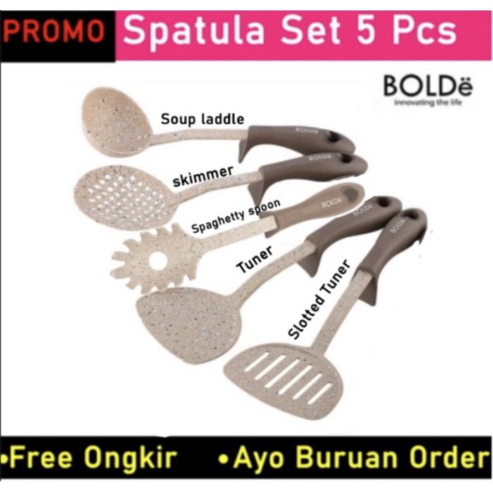 Spatula - Promo Spatula Bolde Set 5 Pc