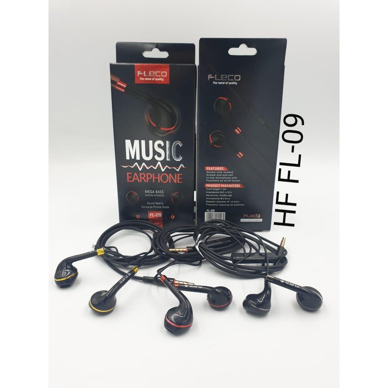 FLECO Headset Fleco earphones headsfree fleco FL-09