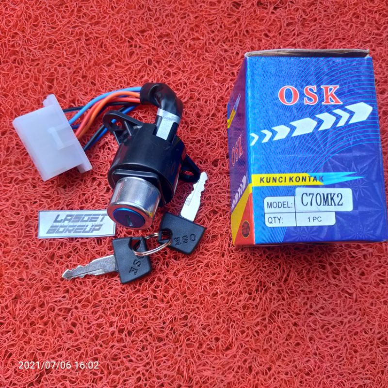 KUNCI KONTAK HONDA C50 C70 C90 BEKJUL KABEL 7