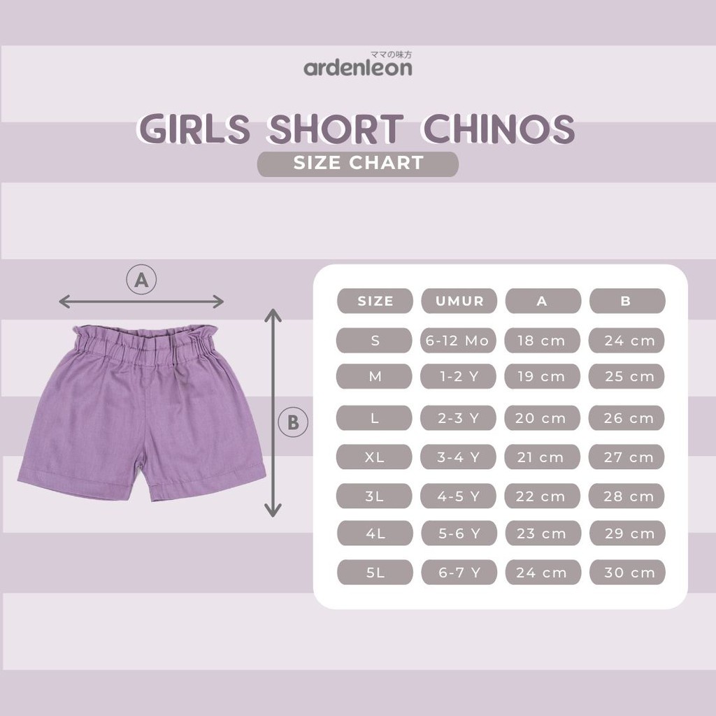 Ardenleon Girls Short Chinos