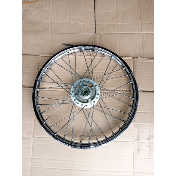 velg jari2 besi bagian depan karisma supra x 125 original copotan