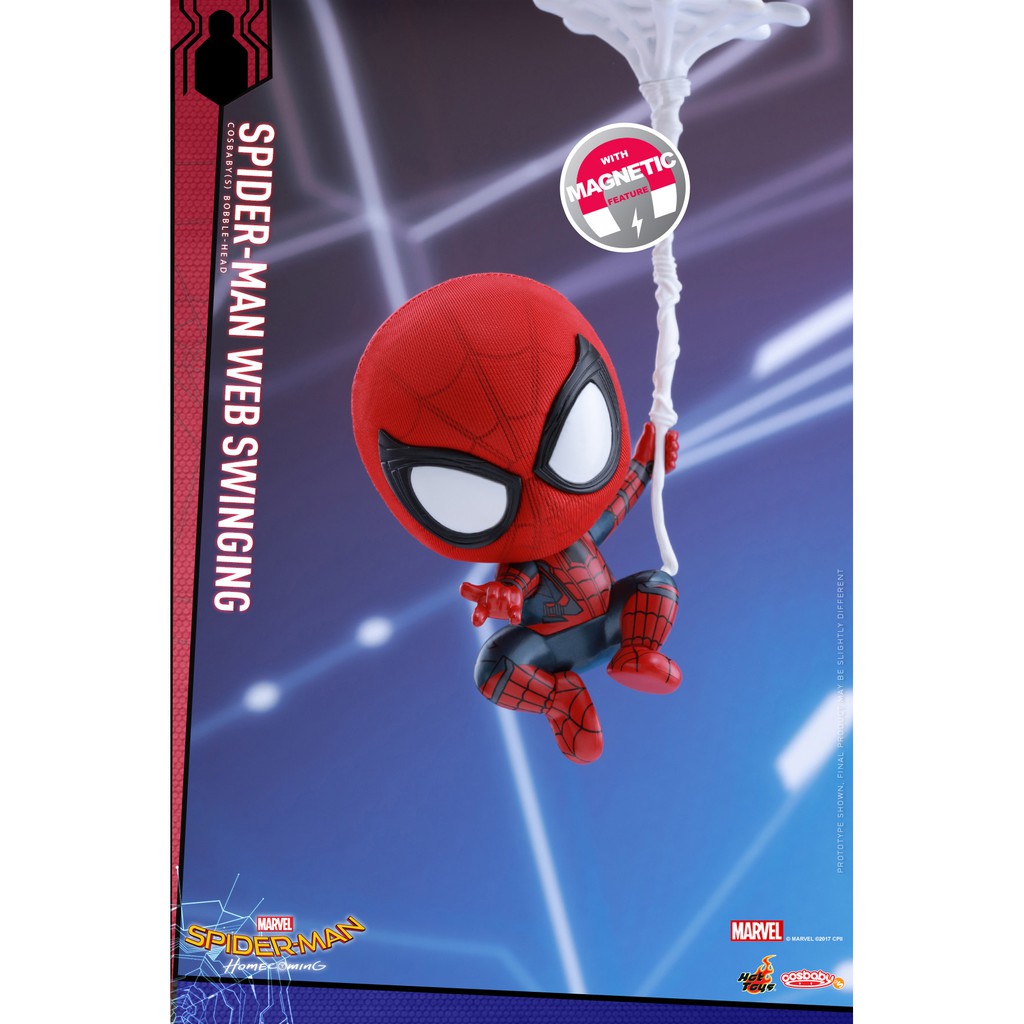 Hot Toys Cosbaby Spiderman Web Swinging Ver - Marvel Spider-Man: Homecoming