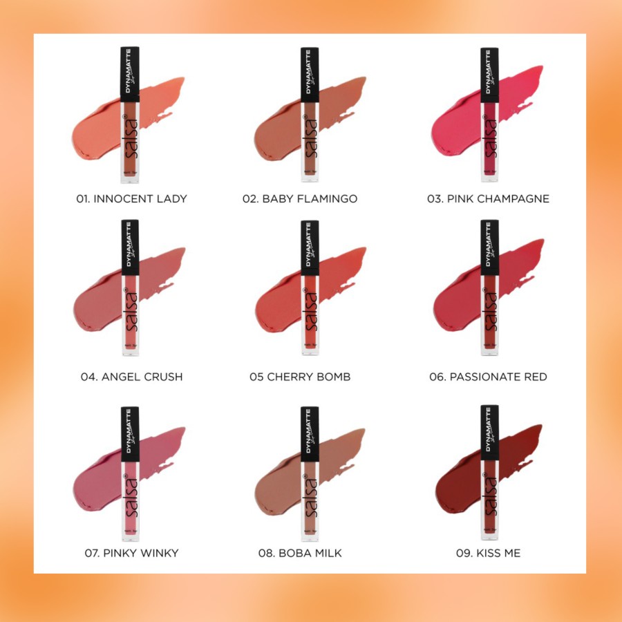 ★ BB ★ SALSA Dynamatte Lip Cream - Matte Lip Cream