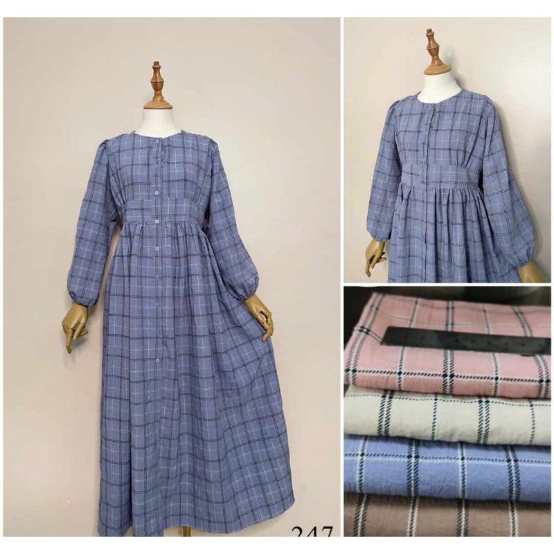 Gamis Lesty Kotak Crincle by Jadore