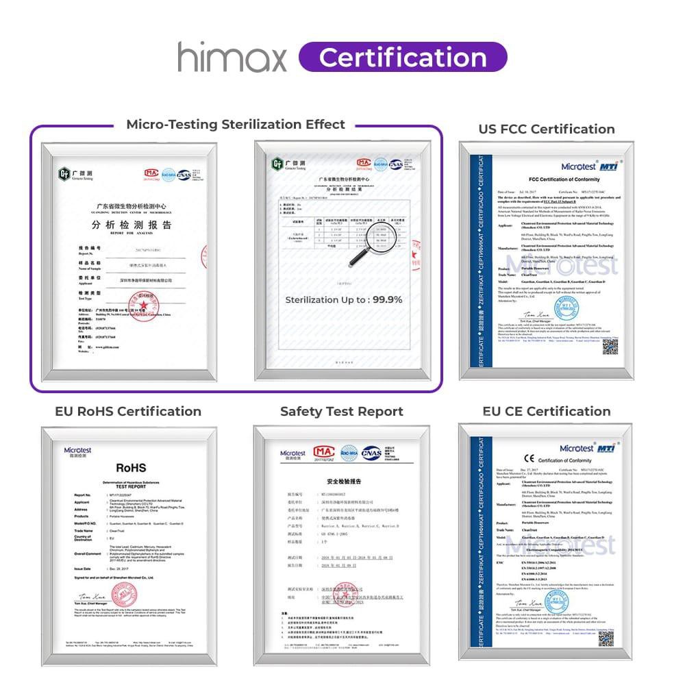 HIMAX DEEP UV LAMP STERILIZATION