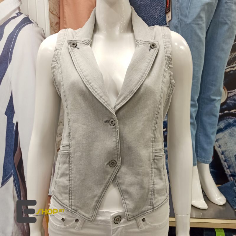 rompi Denim wanita brand AKO JEANS ORIGINAL - 11-0422