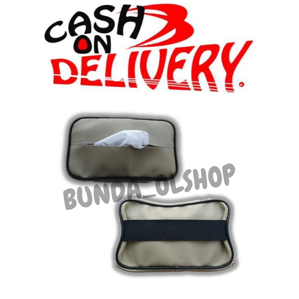 KOTAK TEMPAT TISSUE HEADREST MOBIL EXCLUSIVE COKLAT