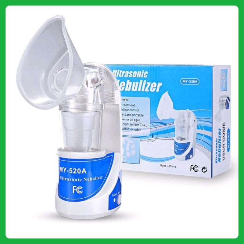 Inhaler Nebulizer Anak / Lansia / Bayi Alat Kesehatan Terapi Mesin Uap Pernafasan Ultrasonic Asma