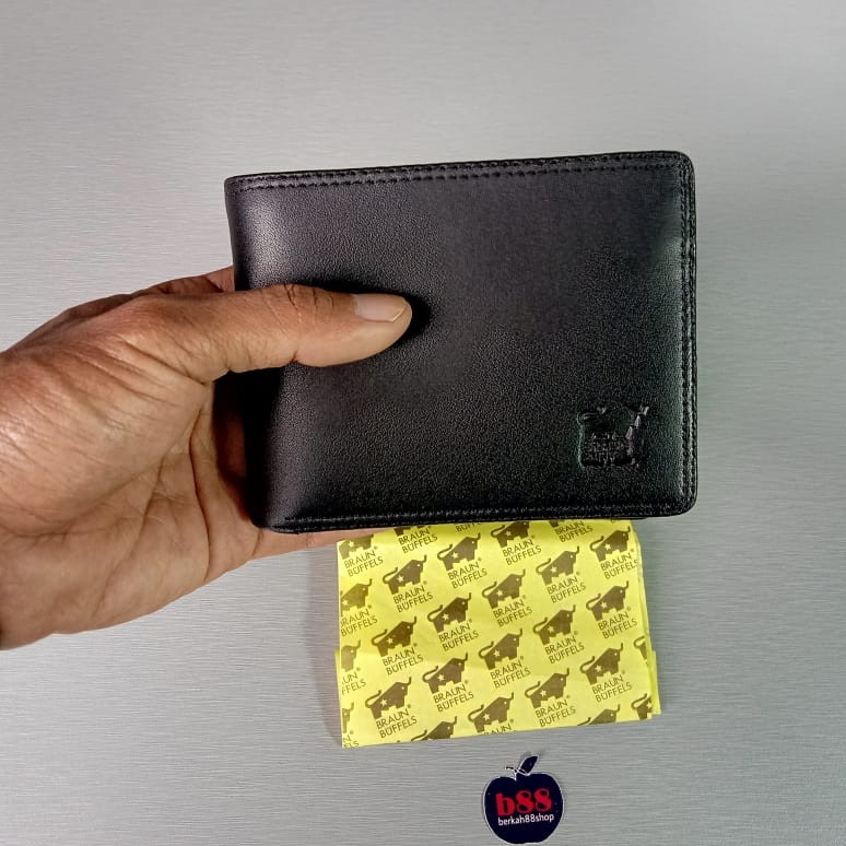 Dompet Kulit Asli / Dompet Lipat Pria / Dompet Pria Braunb Hitam Murah