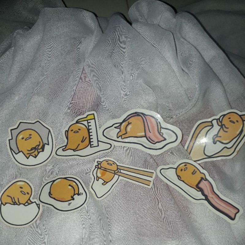 

stiker karakter lucu || stiker gudetama murah