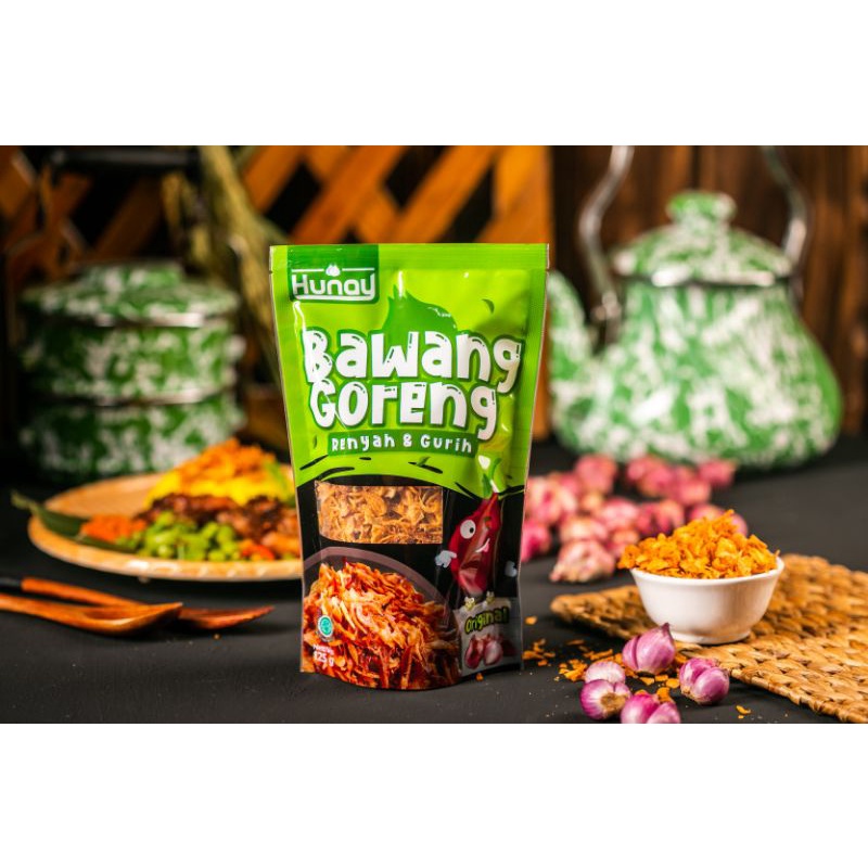 

HUNAY Bawang Goreng Pouch 125g berkualitas halal 100% tanpa bahan pengawet