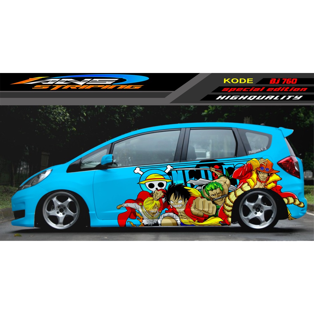 DECAL STICKER MOBIL HONDA BRIO AGYA JAZZ AVANZA YARIS / DECAL STICKER MOBIL JAZZ / STIKER MOBIL