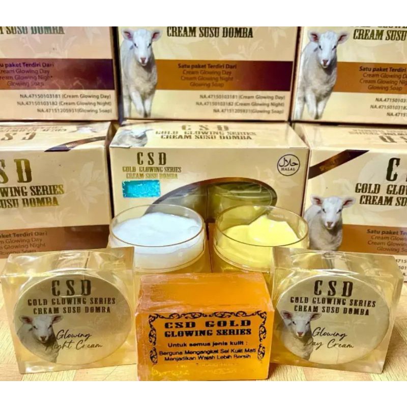 CREAM SUSU DOMBA GOLD HOLO MDS BIRU//CSD MDS GOLD ORIGINAL