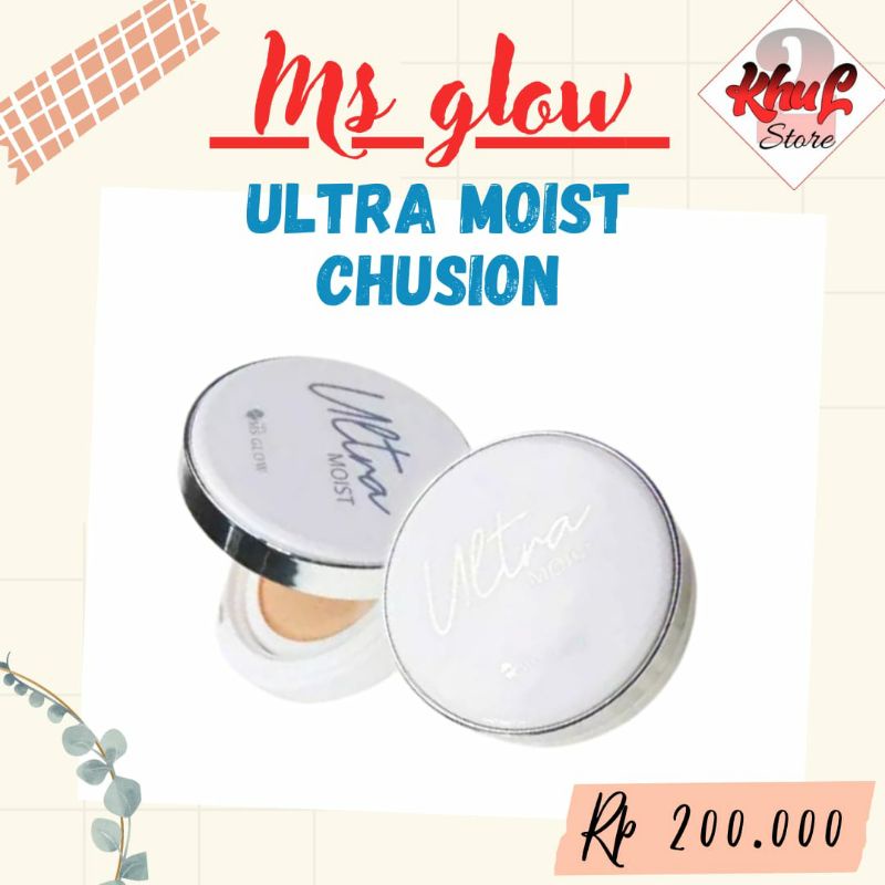 Ultra moist chusion MS GLOW - Bedak padat ms glow