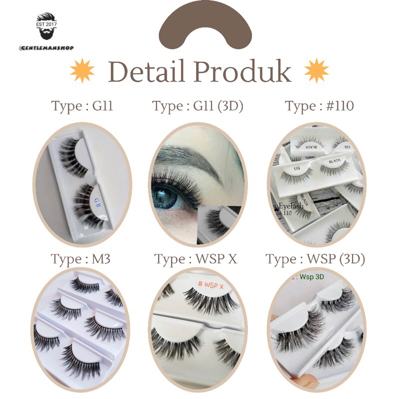 PUSAT BULU MATA PALSU TANGERANG - EYELASH EXTENSION G11/3D, 110, WSP X, G20/3D, M3