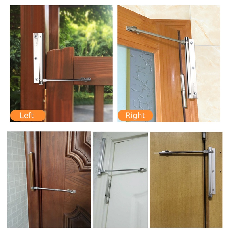 Door Closer/Alat Penutup Pintu/ Engsel Koboi / Penutup PIntu otomatis kecil/Alat Penahan dan Penutup Pintu Otomatis Besi Tahan Karat